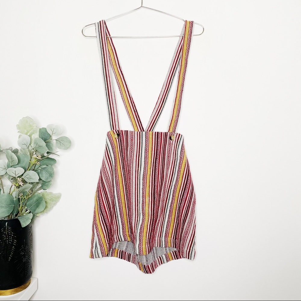 NWOT Urban Outfitters Stripe Knit Overall Skirt